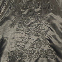 HUF ハフ THRASHER スラッシャー スーベニアジャケット 中綿 スカジャン ブラック Size M 福生店