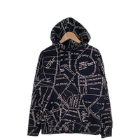 SUPREME シュプリーム 19SS Gonz Embroidered Map Hooded ゴンズ エンブロイダードマップ プルオーバースウェットパーカー ブラック Size S 福生店