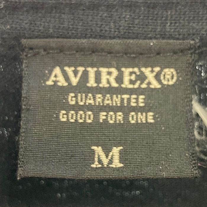 AVIREX アヴィレックス オールドイングリッシュ ロゴ Tシャツ ブラック sizeM 瑞穂店