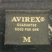 AVIREX アヴィレックス オールドイングリッシュ ロゴ Tシャツ ブラック sizeM 瑞穂店