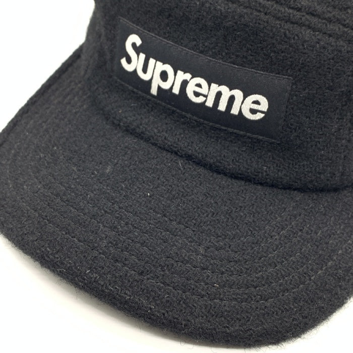 SUPREME シュプリーム 16AW Harris Tweed ハリスツイード Camp Cap キャンプキャップ ブラック 福生店