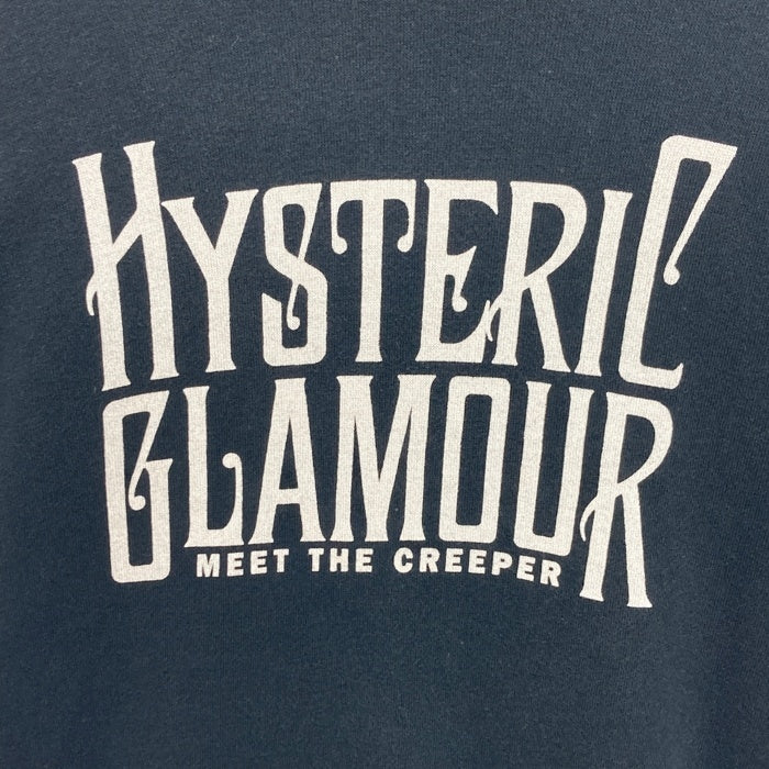 HYSTERIC GLAMOUR ヒステリックグラマー プルオーバースウェットパーカー ガールプリント ブラック 0294CF01 Size L 瑞穂店