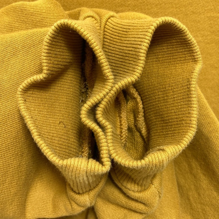 KEBOZ ケボズ ワンポイント刺繍 スウェットトレーナー イエロー sizeL 瑞穂店