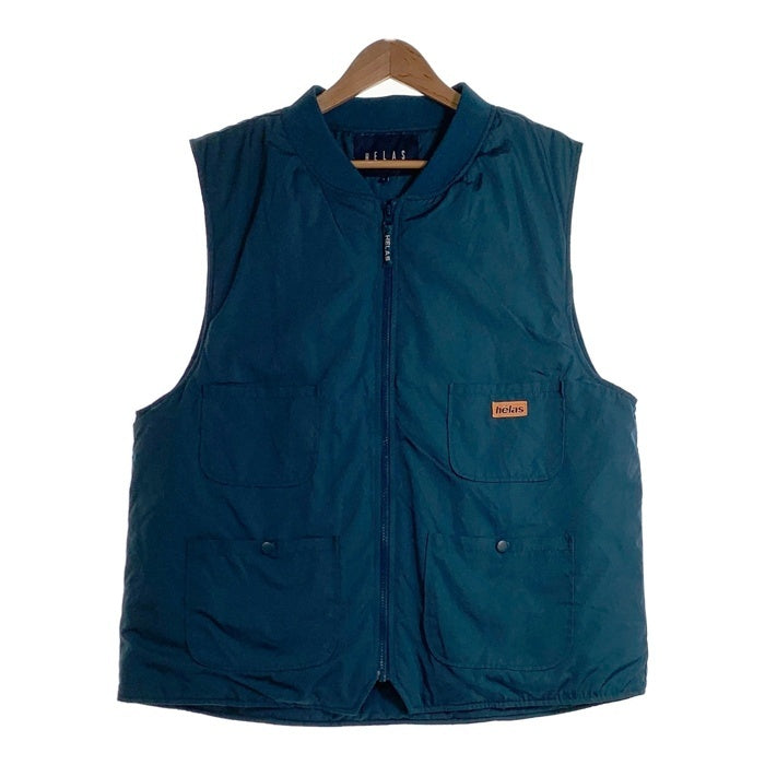 HÉLAS ヘラス NYLON VEST ナイロンベスト ネイビー Size L 福生店