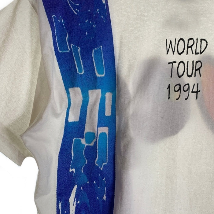 90's YES イエス Peter Max Yes Band Tee 半袖 Tシャツ ホワイト USA製 Size L 福生店