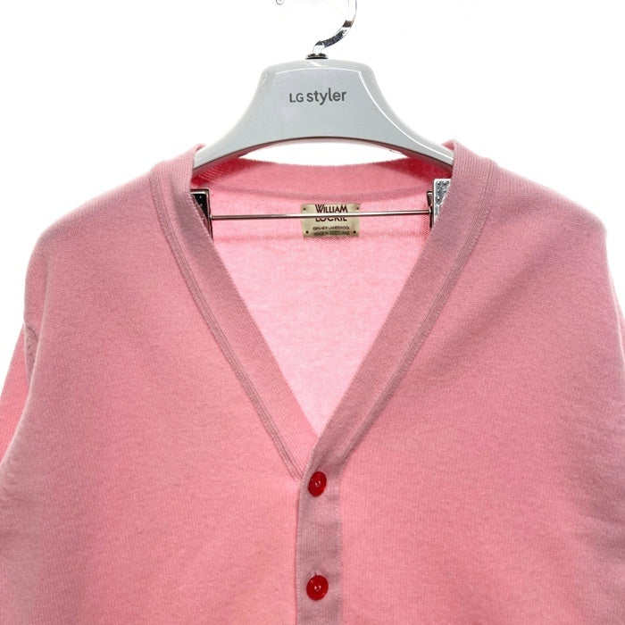 WILLIAM LOCKIE ウィリアムロッキー カーディガン ライトピンク size38 瑞穂店