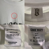 GOOSE BUZZY グースバジー GB MEMORIAL T-SHIRTS 半袖 Tシャツ ホワイト GB--C07 Size 3 福生店
