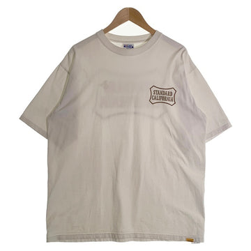 STANDARD CALIFORNIA スタンダードカリフォルニア ロゴプリントTシャツ 半袖 ホワイト Size XL 福生店