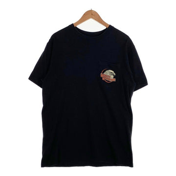 Harley-Davidson ハーレーダビッドソン ポケットTシャツ イーグル バイクプリント 2014コピーライト Size L 福生店