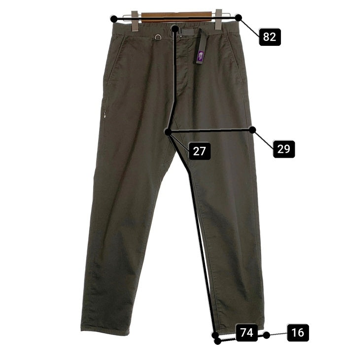 THE NORTH FACE PURPLE LABEL ノースフェイス パープルレーベル STRETCH TWILL TAPERED PANTS ストレッチツイルテーパードパンツ カーキ NT5051N Size 32 福生店