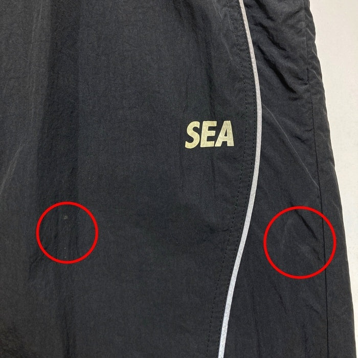 WIND AND SEA ウィンダンシー ナイロン トラックパンツ ブラック WDS-O-SSD-24-Q4-PT-01 Size M 瑞穂店
