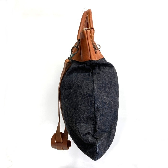 RRL ダブルアールエル デニム レザー 2WAY トートバッグ インディゴ 瑞穂店