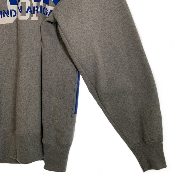 SAPEur サプール U OF S TIGER SWEAT タイガーバックプリント クルーネックスウェットトレーナー グレー Size XL 福生店