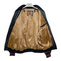 G-Ⅲ AND Carl Banks ジースリーアンドカールバンクス San Francisco 49ERS 刺繍 レザーブルゾン ブラック×レッド sizeL 瑞穂店