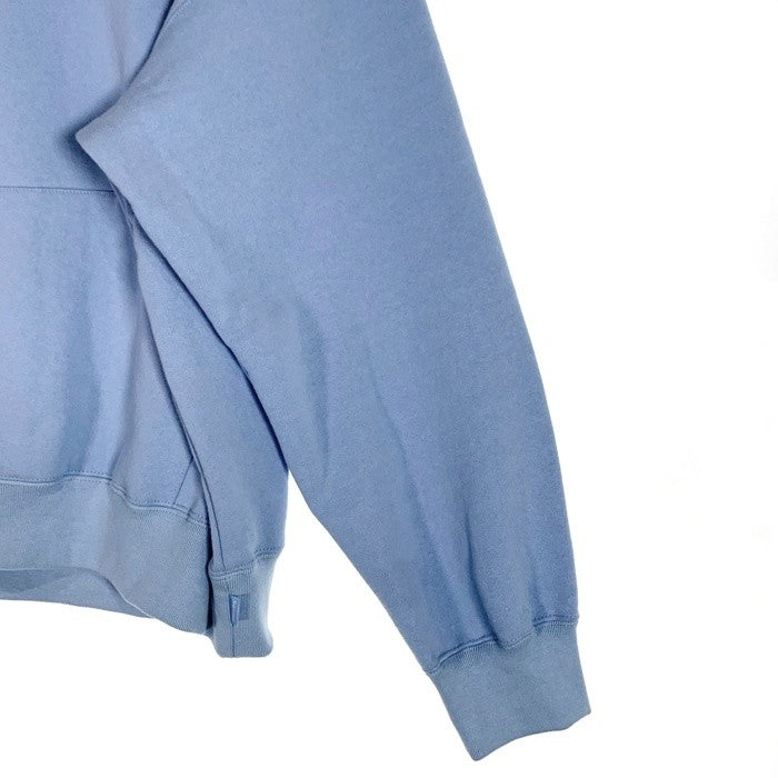 SUPREME シュプリーム 24AW Satin Applique Hooded Sweatshirt サテンアップリケ プルオーバースウェットパーカー フーディ ライトブルー Size L 福生店