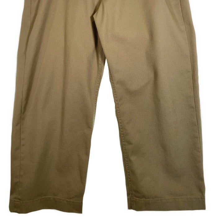 Dickies ディッキーズ ナノユニバース別注 バックルバック チノワイドワークパンツ ベージュ 231M40NU01 Size M 福生店
