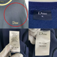 Dime ダイム Classic French Terry Crewneck クルーネック スウェットトレーナー ネイビー Size XL 福生店