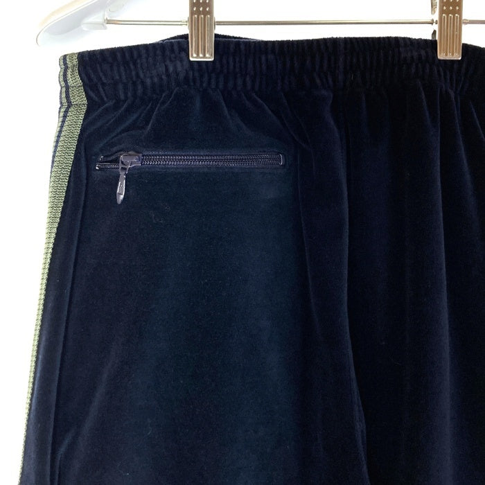 NEEDLES ニードルス NARROW TRACK PANT ナロートラックパンツ 22AW LQ236 ベロア ネイビー sizeL 瑞穂店