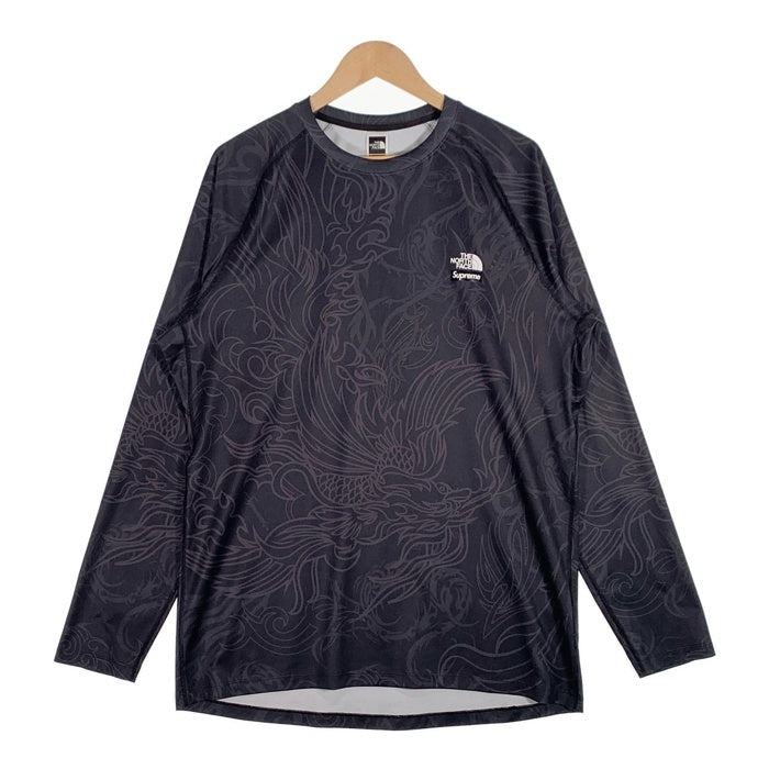 SUPREME シュプリーム 22AW THE NORTH FACE ノースフェイス Base Layer L/S Top ベースレイヤーロングスリーブトップ ブラック 並行品 Size XL 福生店