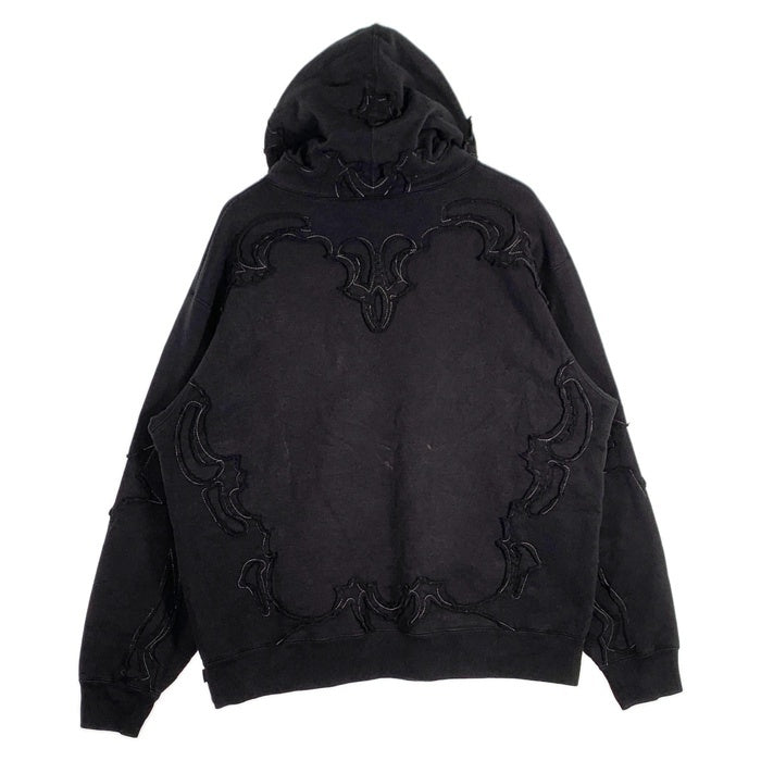 SUPREME シュプリーム 23SS Western Cut Out Hooded Sweatshirt ウエスタンカットアウト プルオーバースウェットパーカー ブラック Size L 福生店