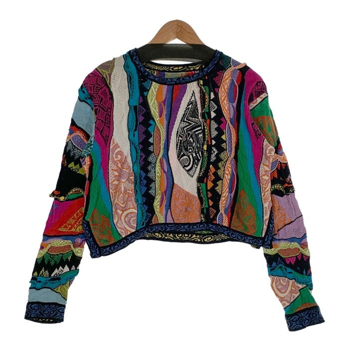 COOGI クージー 3Dニット コットンセーター 短丈 オーストラリア製 レディース Size M 福生店