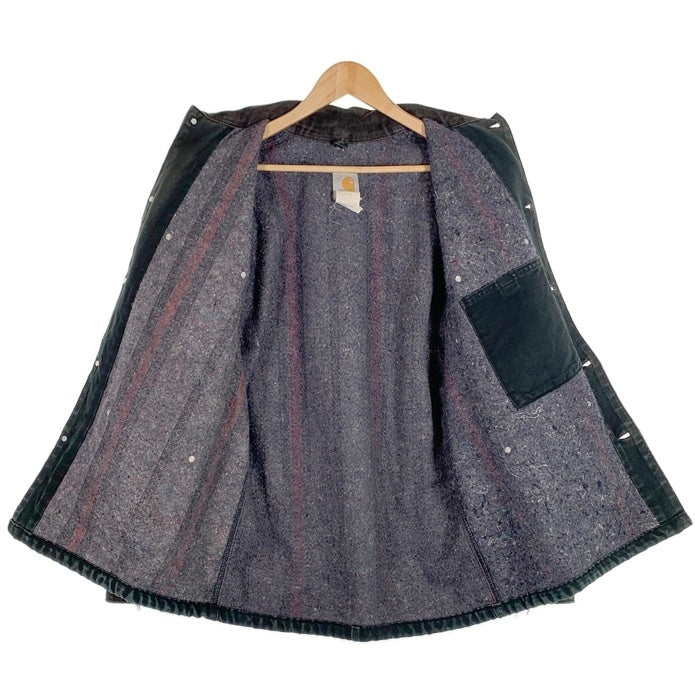 00's Carhartt カーハート Duck Michigan Chore Coat ダック ミシガンチョアコート ブラック C01 BLK Size 40 Regular 福生店