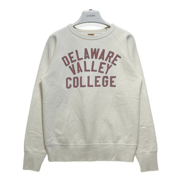 DELUXEWARE デラックスウエア ラグランスリーブ クルーネックスウェットトレーナー ホワイト Size M 瑞穂店