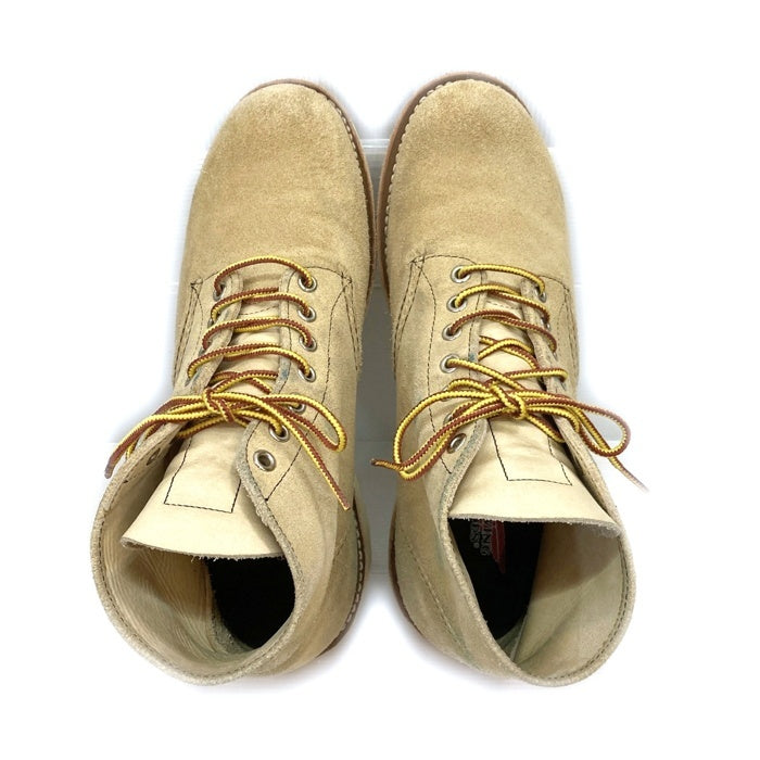 REDWING レッドウィング 8167 2011年製 スウェード レースアップブーツ ベージュ size26.5cm 瑞穂店