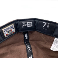 NEWERA ニューエラ HOUSTON ASTROS ヒューストンアストロズ 45th Anniversary コーデュロイ 59FIFTY ベースボールキャップ サイドパッチ ブラウン ベージュ Size 7 5/8 (60.6cm) 福生店