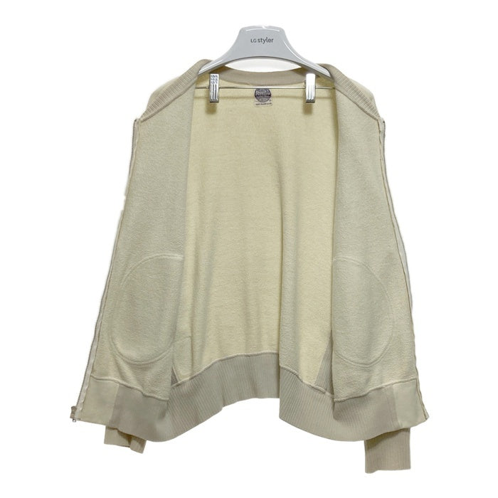 TOYS McCOY トイズマッコイ US ARMY ジップアップ スウェットカーディガン アイボリー Size M 瑞穂店