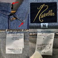 Needles ニードルズ MW Jean Jacket 14oz Denim デニムジャケット インディゴ NS170 Size M 福生店