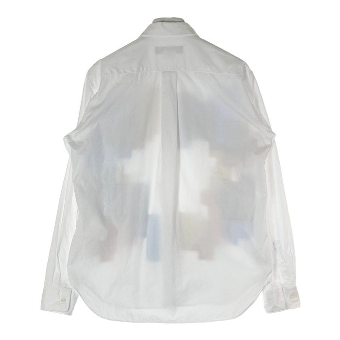 COMME des GARCONS HOMME DEUX コムデギャルソンオムドゥ DM-B034 AD2023 パッチワーク オックスフォードシャツ ホワイト sizeS 瑞穂店