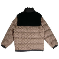 COACH コーチ リバーシブル シェルパ シグネチャー ダウンジャケット ベージュ ブラック CE338 Size L 福生店