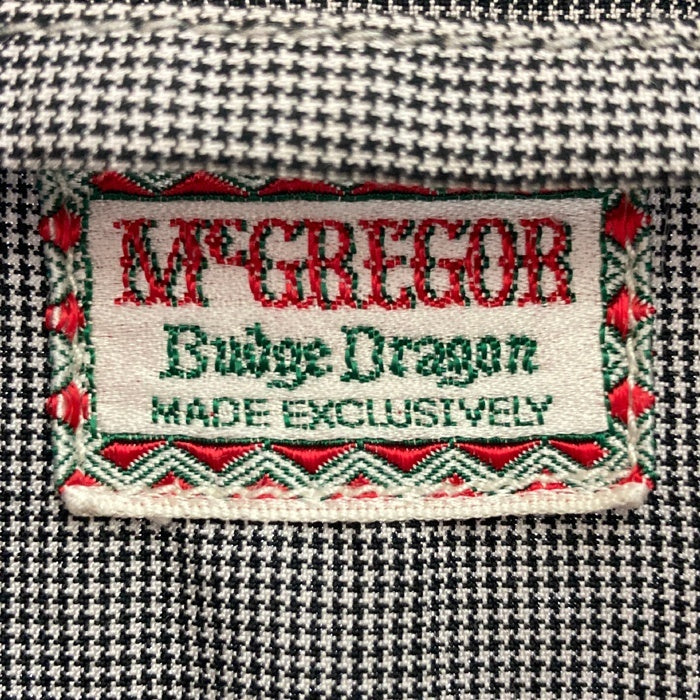 McGREGOR マグレガー Budge Dragon ドリズラージャケット チェック グレー sizeXL 瑞穂店