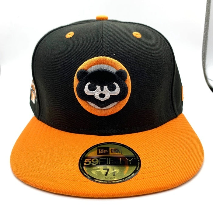 New Era ニューエラ 59FIFTY MLB シカゴ・カブス ベースボールキャップ ブラック オレンジ Size 7 1/2 (59.6cm) 福生店