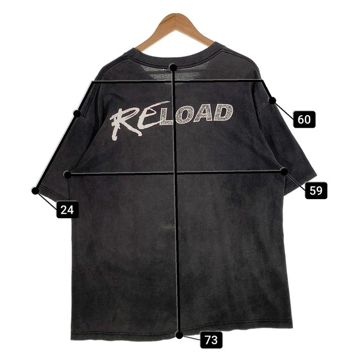 90's METALLICA メタリカ RELOARD プリントTシャツ ブラック Size 2XL 相当 福生店
