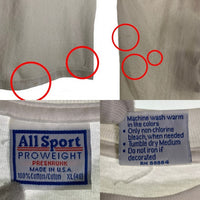 90`s クリスチャン グラフィック 半袖 Tシャツ ホワイト USA製 Size XL 福生店