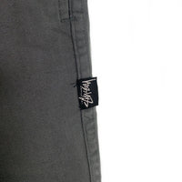 80's STUSSY ステューシー コットン ビーチパンツ イージー グレー USA製 Size XS 福生店