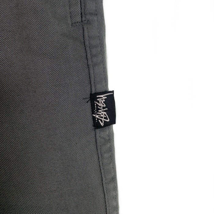80's STUSSY ステューシー コットン ビーチパンツ イージー グレー USA製 Size XS 福生店