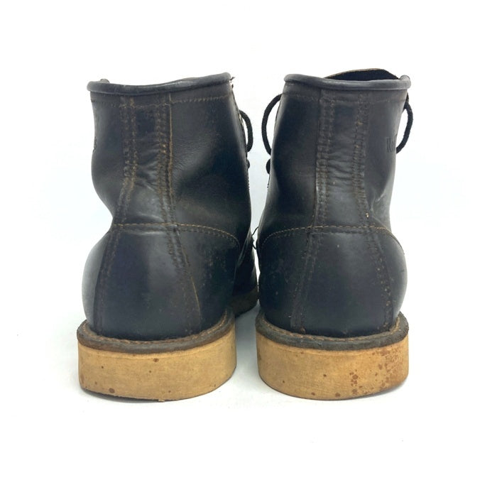 RED WING レッドウィング 8130 刺繍羽タグ USA製 アイリッシュセッター ブーツ ブラック size9D 瑞穂店