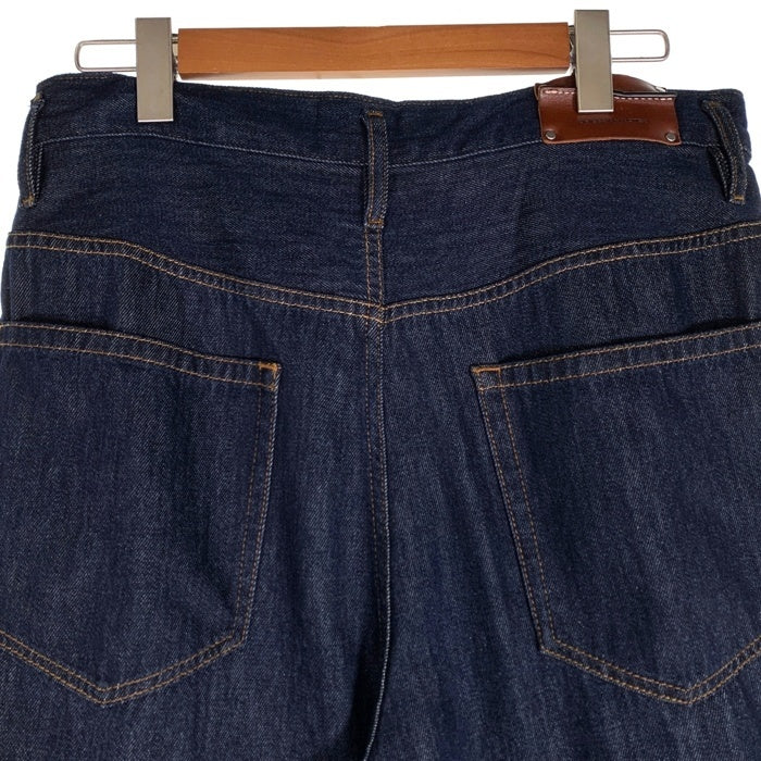 DRIES VAN NOTEN ドリスヴァンノッテン タック デニム ワイドパンツ インディゴ Size 31 福生店