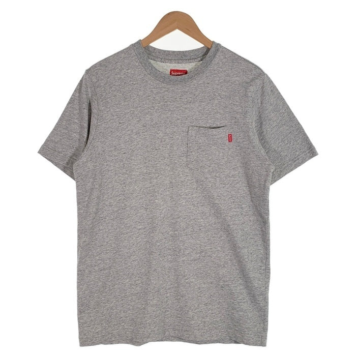 SUPREME シュプリーム Pocket Tee ポケットTシャツ ヘザーグレー ワングラム Size M 福生店
