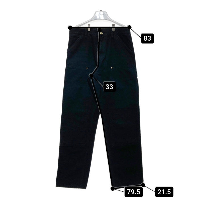 Carhartt WIP カーハートワークインプログレス Double Knee Pant ダック ダブルニーペインターパンツ ブラック Size 30×32 瑞穂店