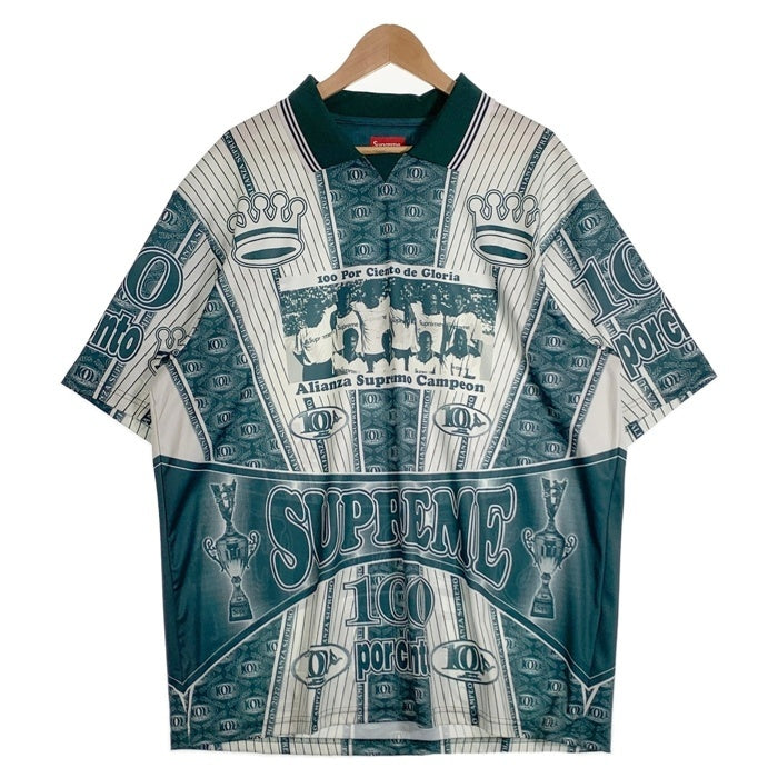 SUPREME シュプリーム 22AW Por Ciento Soccer Jersey ポルシエント サッカージャージ グリーン Size XXL 福生店