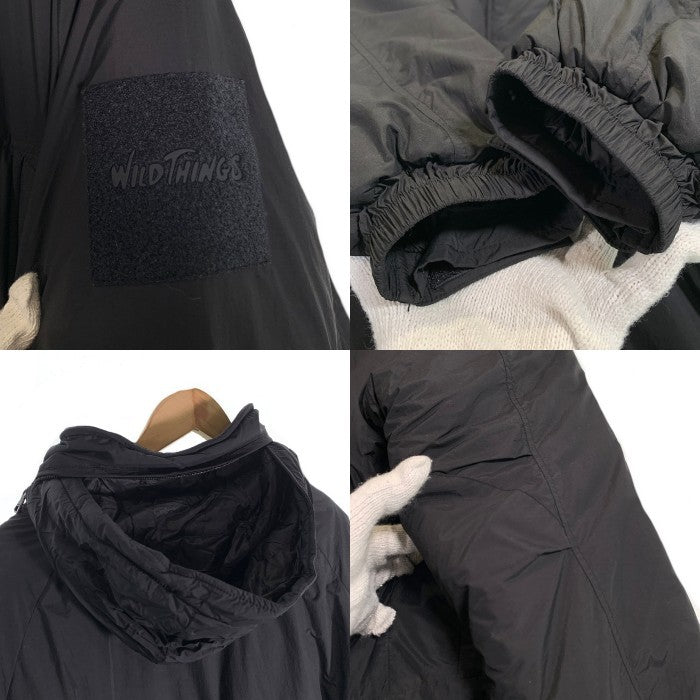 WILD THINGS ワイルドシングス 24AW MONSTER PARKA モンスターパーカ プリマロフト 中綿 ジャケット ブラック WT242-01 Size ASIA L 福生店