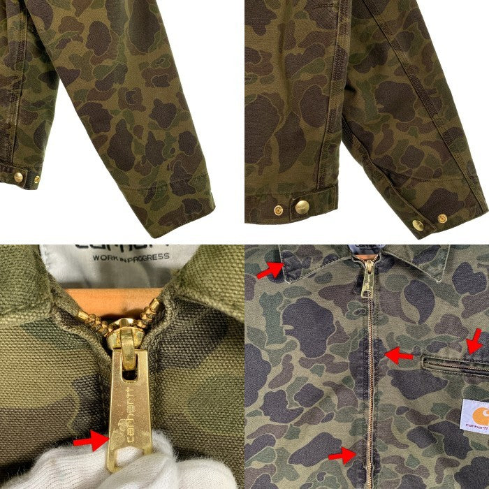 Carhartt WIP カーハート ワークインプログレス DUCK DETROIT JACKET ダックデトロイトジャケット カモフラージュ Size M 福生店