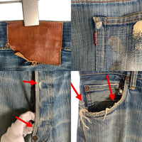 EVISU エヴィス 道楽 デニムパンツ ライトブルー Size W36 L35 福生店