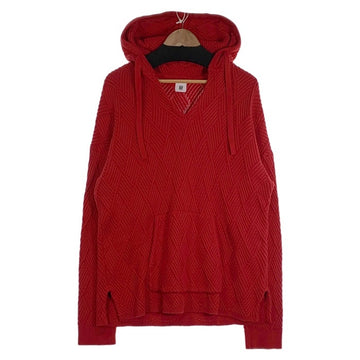 JOINT WORKS ジョイントワークス メキシカンパーカー コットン アクリルニット レッド Size L 福生店