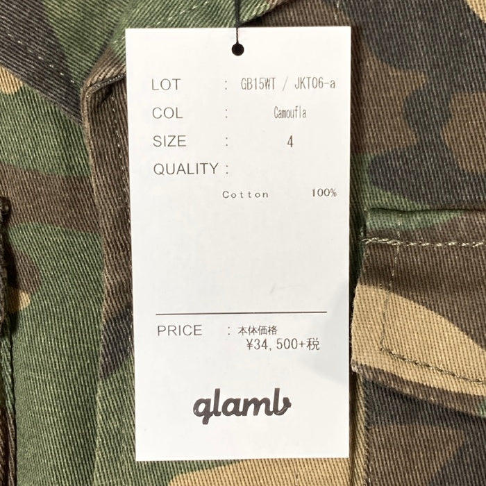glamb グラム Marques M-65 メルケス ミリタリージャケット カモフラージュ GB15WT/JKT06-a グリーン Size 4 瑞穂店