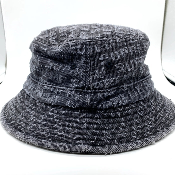 SUPREME シュプリーム 24AW Needle Punch Denim Crusher ニードルパンチデニムクラッシャーハット ブラック Size M/L 福生店